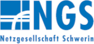 Blaues Logo der Netzgesellschaft Schwerin