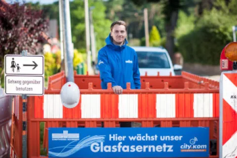 Mitarbeiter der Stadtwerke Schwerin