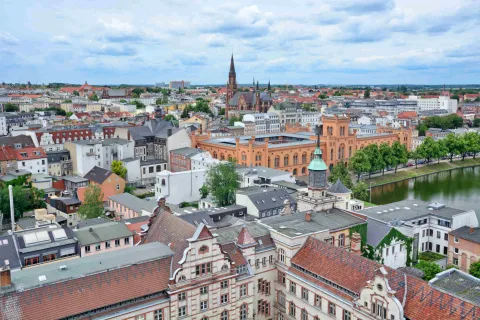Panorama von Schwerin.