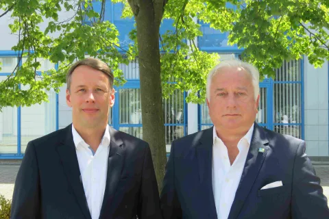 Geschäftsführung der Stadtwerke Hanno Nispel und Dr. Josef Wolf