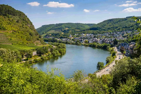 Eine deutsche Flusslandschaft.