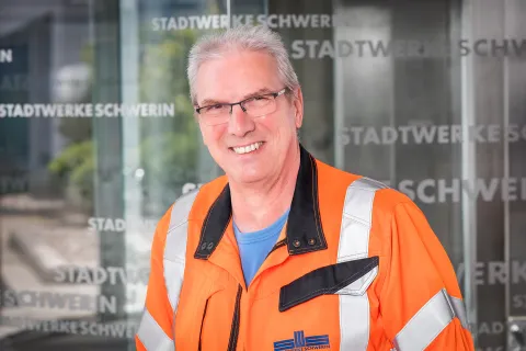 Stadtwerkemitarbeiter Torsten Leixnering im Portrait