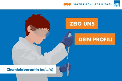 Postkarte Chemielaborant (m/w/d) bei der AQS