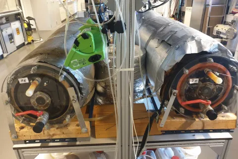 Nachbau der Fermenter als Minireaktoren im Labor.