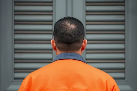 Eine Frau und ein Mann sitzen an einem Tisch und schneiden Obst.