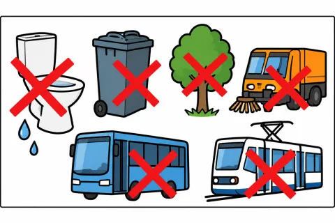 Aufgaben, die die Stadtwerke nicht übernehmen.