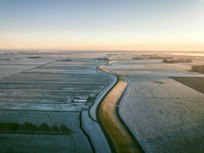 Landschaft in der Niederlande