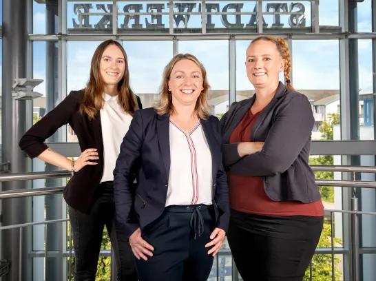 Das Ausbildungsteam der Stadtwerke Schwerin.