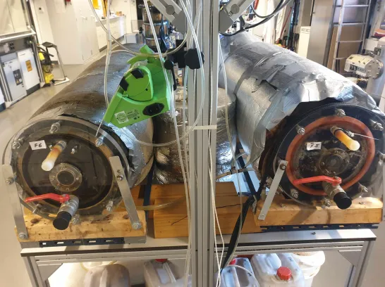 Nachbau der Fermenter als Minireaktoren im Labor.