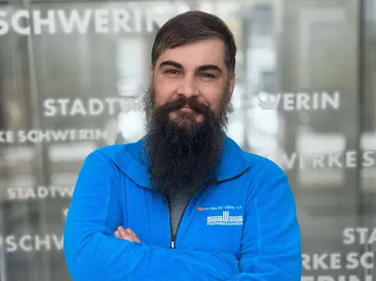 Portrait Servicetechniker der Stadtwerke Schwerin