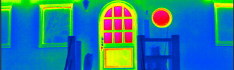 Thermografie-Aufnahme eines Hauses, Copyright: SWS