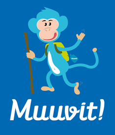 Muuvit Logo und Affe, Copyright: SWS